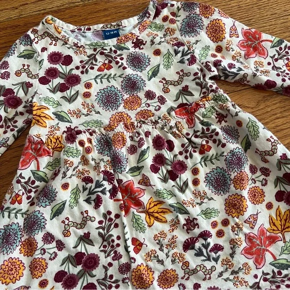 Old Navy Long Sleeve Floral Dresss - Picture 2 of 4